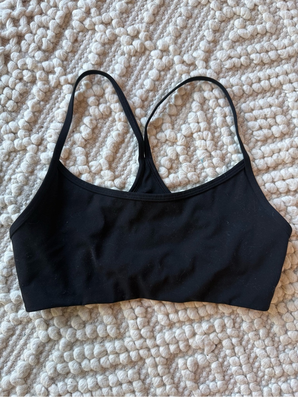 Vuori Black Seamless Sports Bralette